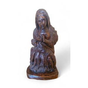 Oak Pietà, 17th Century 