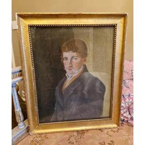Pastel, Portrait Of A Man