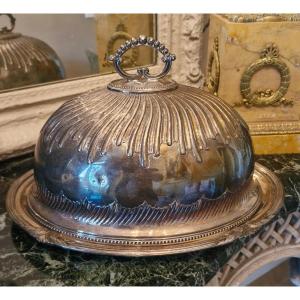 Serving Bell In Silver-plated Metal