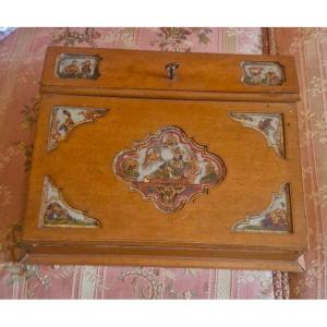 Napoleon III Writing Desk, Chinese Decoration