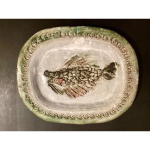 Thiry. Large “fish” Dish. 