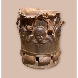 Baoule Drum. Monoxyl. Ivory Coast. Early 20th Century.