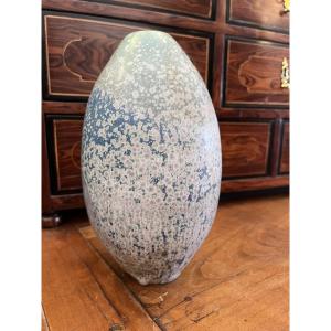 Daniel De Montmollin Vase En Grès H 21 Cm