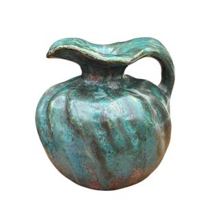 Adrien Dalpayrat. Organic Pitcher, Circa 1900 Glazed Stoneware, H 7.2 Cm