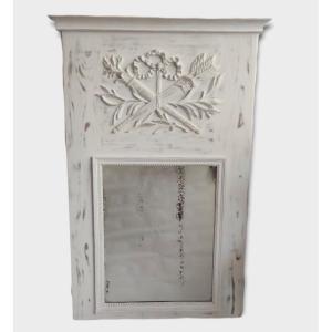 Trumeau In Carved Wood, Louis XVI Period. 18th Century.