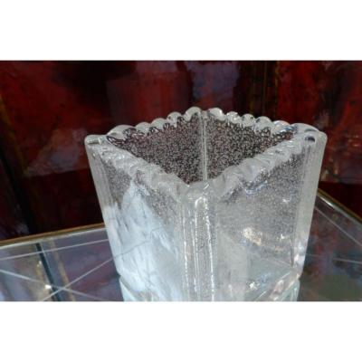 Vase Daum Nancy A Bubble Epoque Sign Art Deco