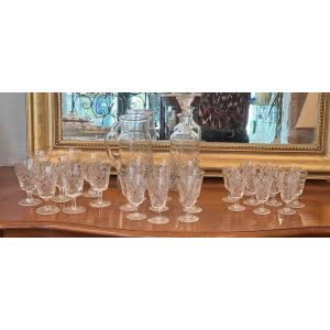 29 Piece Crystal Glassware Set / Crystal Size