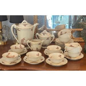 Limoges Porcelain / The Cafe Service For 12 People Country Decor