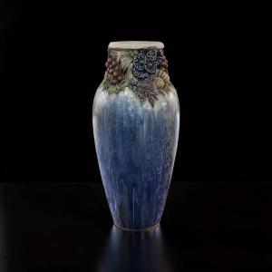 Large Ceramic Vase Signed Joseph Mougin In Nancy