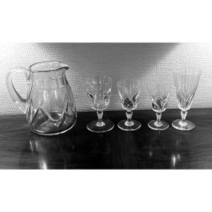 Baccarat Glass Service 48 P Model Chartres