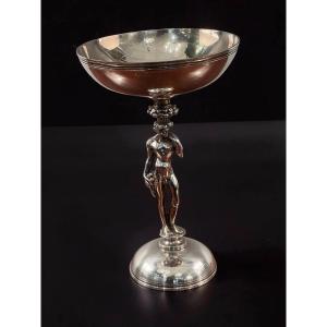 Christofle Bacchus Decorated Bowl, Silver Plated