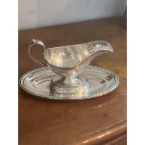Sauceboat In Silver-plated Metal