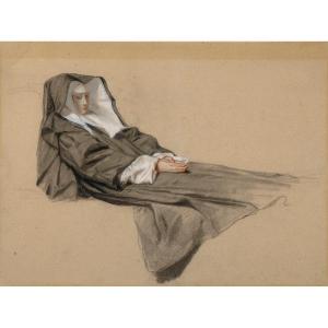 Isidore Pils (1815-1875) The Death Of A Sister Of Religious Charity