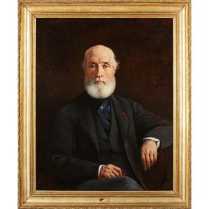 Portrait Of Robert Duflos De Saint-amand (1812-1894) French Consul