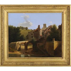 Jean-victor Bertin (1767-1842) And Workshop - Landscape Of Ile De France