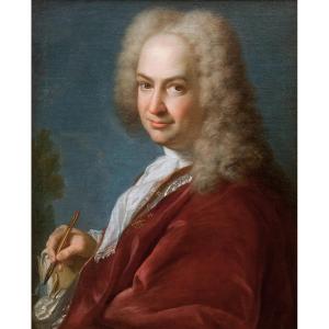 Louis-gabriel Blanchet (1701-1772) Presumed Self-portrait Of The Artist