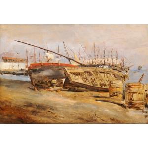 Gabriele Smargiassi (1798-1882) Caulking Boats