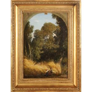 émile Lambinet (1813-1877) The Harvest