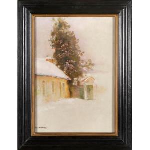 Jules-alexis Muenier (1863-1942) A Winter Morning In The Snow