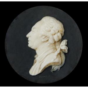 Piat-joseph Sauvage (1744-1818) Portrait Of Buffon Aged 65 Miniature Tournai