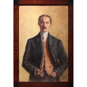 Portrait Of Daniel Schlumberger At Age 34 In 1913