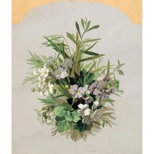 Jean Benner (1836-1906) Floral Composition Flowers