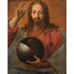 Hendrick Ter Brugghen (workshop Of) (1588-1629) Salvator Mundi