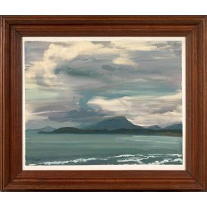 Albert Decaris (1901-1988) Near Toulon From The Giens Peninsula