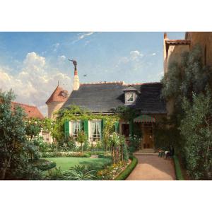 Louis-auguste Lapito (1803-1874) The Flower Garden