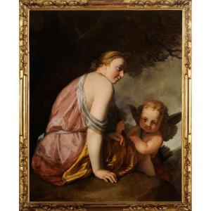 Hendrick Bloemaert (1601/02-1672) Venus And Cupid
