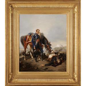 Edouard Armand-dumaresq (1826-1895) A Glorious Death Or The Death Of General Kirgener
