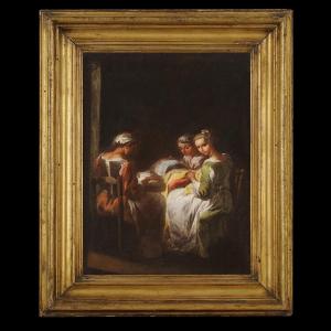 Ent. Of Giuseppe-maria Crespi (1665-1747) Seamstresses