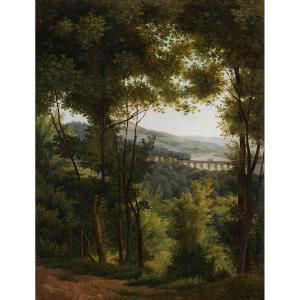 Alexandre-hyacinthe Dunouy (1757-1841) View Taken From The Park At Saint-cloud