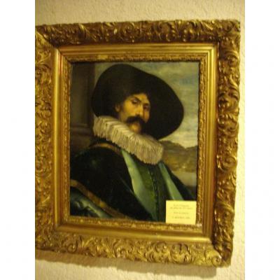 Painting "portrait Of Musketeer"
