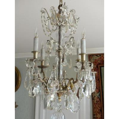 Silver Bronze Chandelier