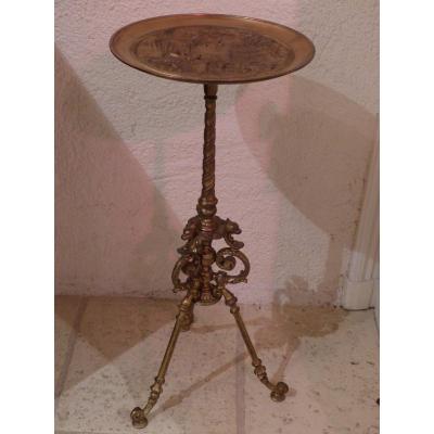 Gilt Bronze Pedestal