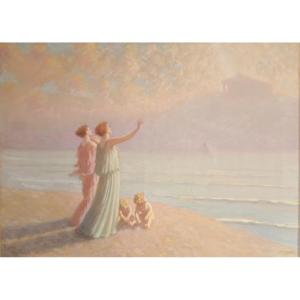 View Of The Acropolis By Félix Cambon. 142 X 105 Cm