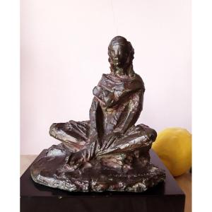Bronze. Femme Orientale - Albert Leclerc. 1906  - 1975.
