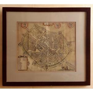 Plan De Tournai. 1588. Brown Et Hogenberg.