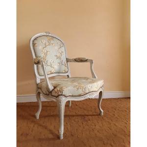 Lacquered Wood Armchair.
