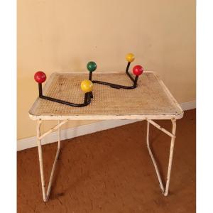Perforated Sheet Metal Garden Table.