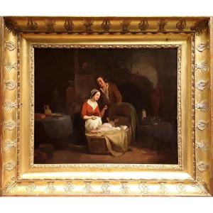 Anthonie Waldorp. Dutch Interior Scene.