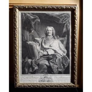 Portrait Of Beauvau De Rivau After Hyacinthe Rigaud. 1727.