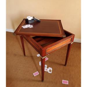 Tric Trac Desk. Stamped Krieger.
