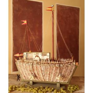 Important Shell Boat From The 1950s.