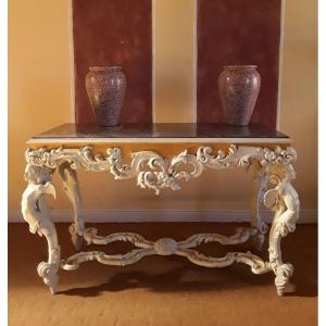 Important Console Table From The 19th Century. 