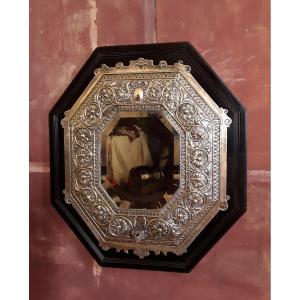 19th Century Octagonal Mirror. 