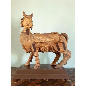 Large Sculpture Of Surabhi ( H 87 Cm )