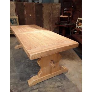 Large Dining Table From The 1950s.