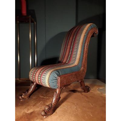 XIXth Century Low Chair.